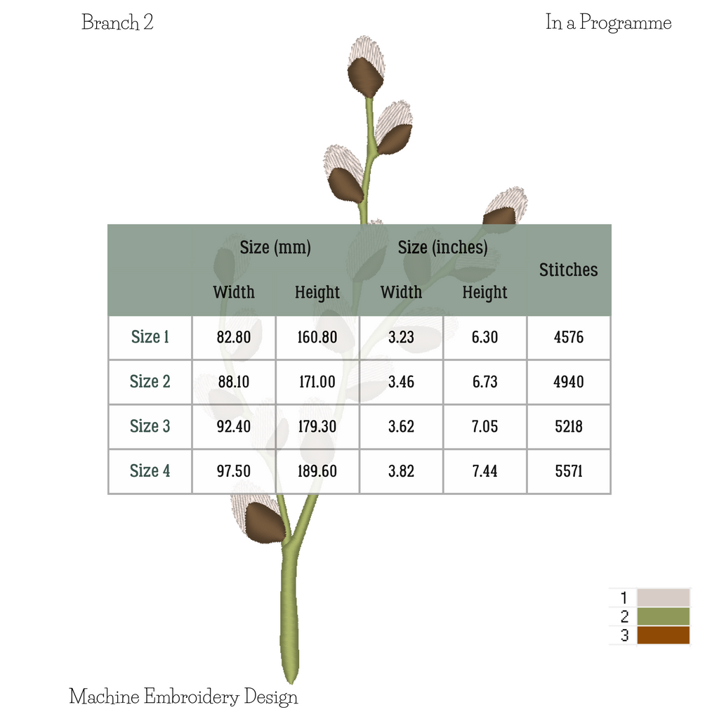 Pussy Willow Branches - Photo Stitches