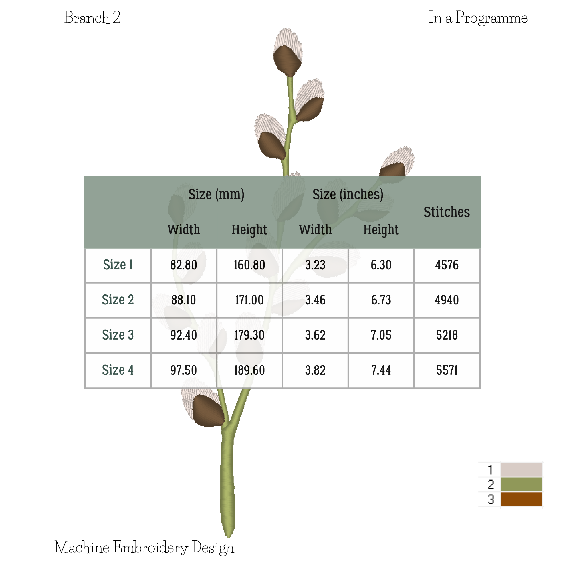 Pussy Willow Branches - Photo Stitches