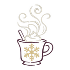 Machine embroidery design: Festive Christmas Coffee Cup with snowflake on the cup