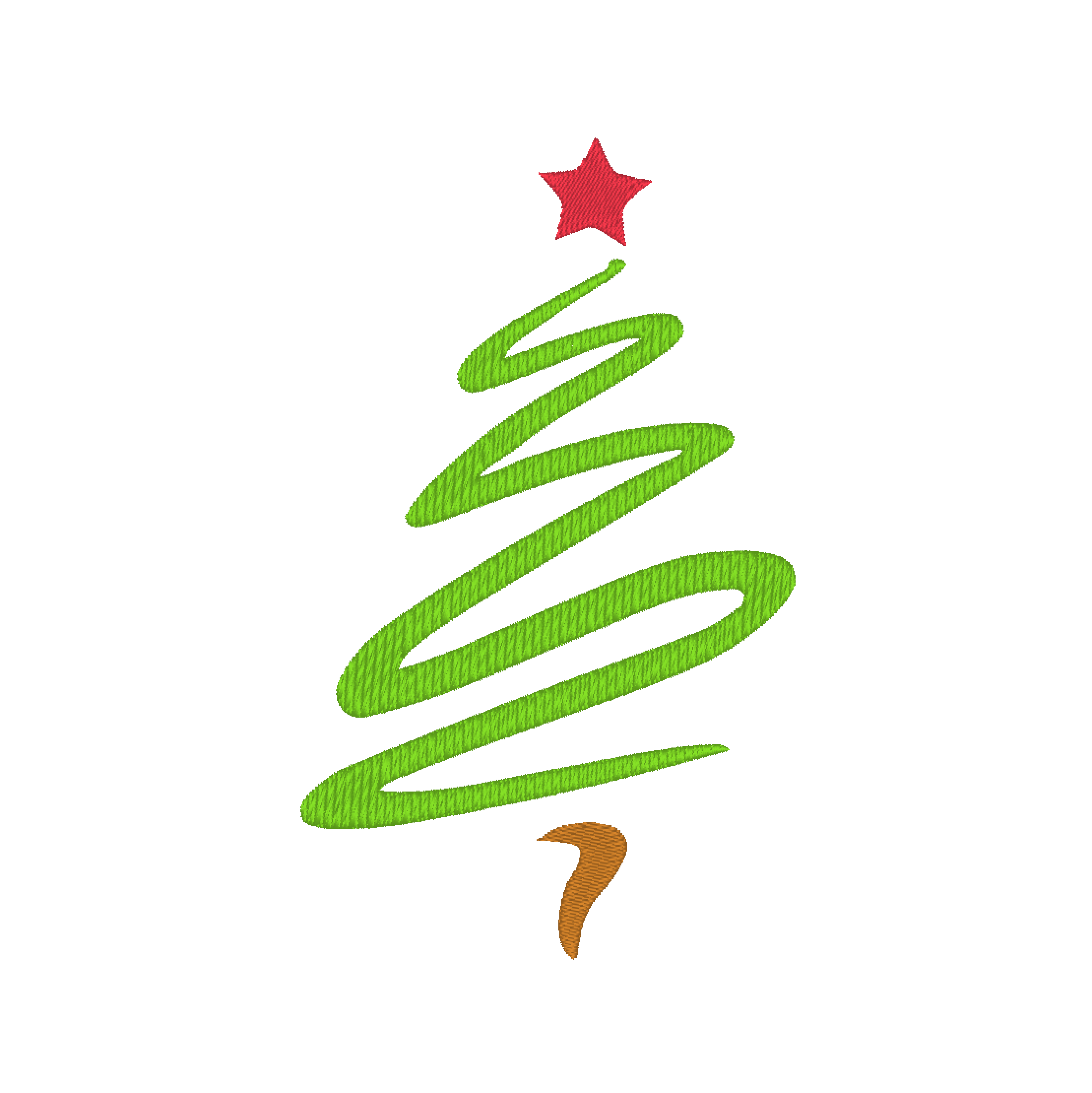 Christmas Tree Silhouette - Photo Stitches