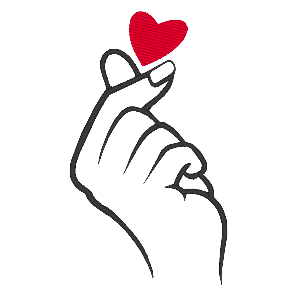 Finger Snap with Heart - Photo Stitches