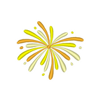 Image of Firework Machine Embroidery Design: A burst of colorful fireworks