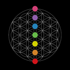 Detailed Flower of Life embroidery design, ideal for adding a touch of geometric beauty and symbolism to your projects.