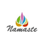 Namaste 7 Chakra Colors Flower embroidery design, ideal for adding vibrant chakra symbolism to your creative work.