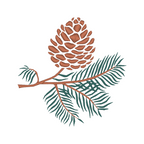 Image of Pine Cone Machine Embroidery Design