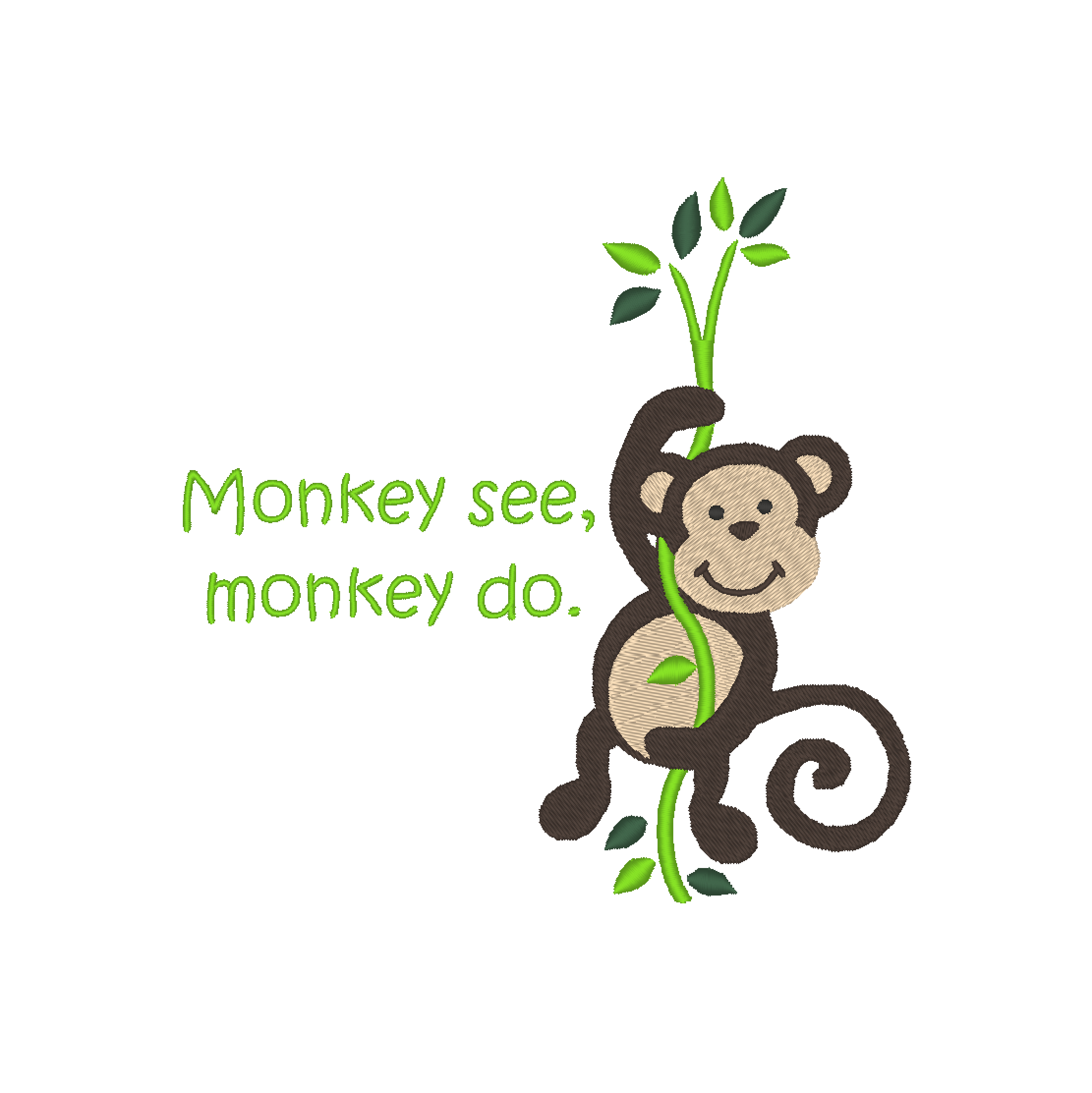Monkey see, monkey do - Photo Stitches