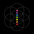 Detailed Seed of Life embroidery design, perfect for incorporating harmony and balance into your creative work.