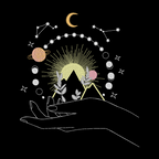 Space in a Hand - Photo Stitches