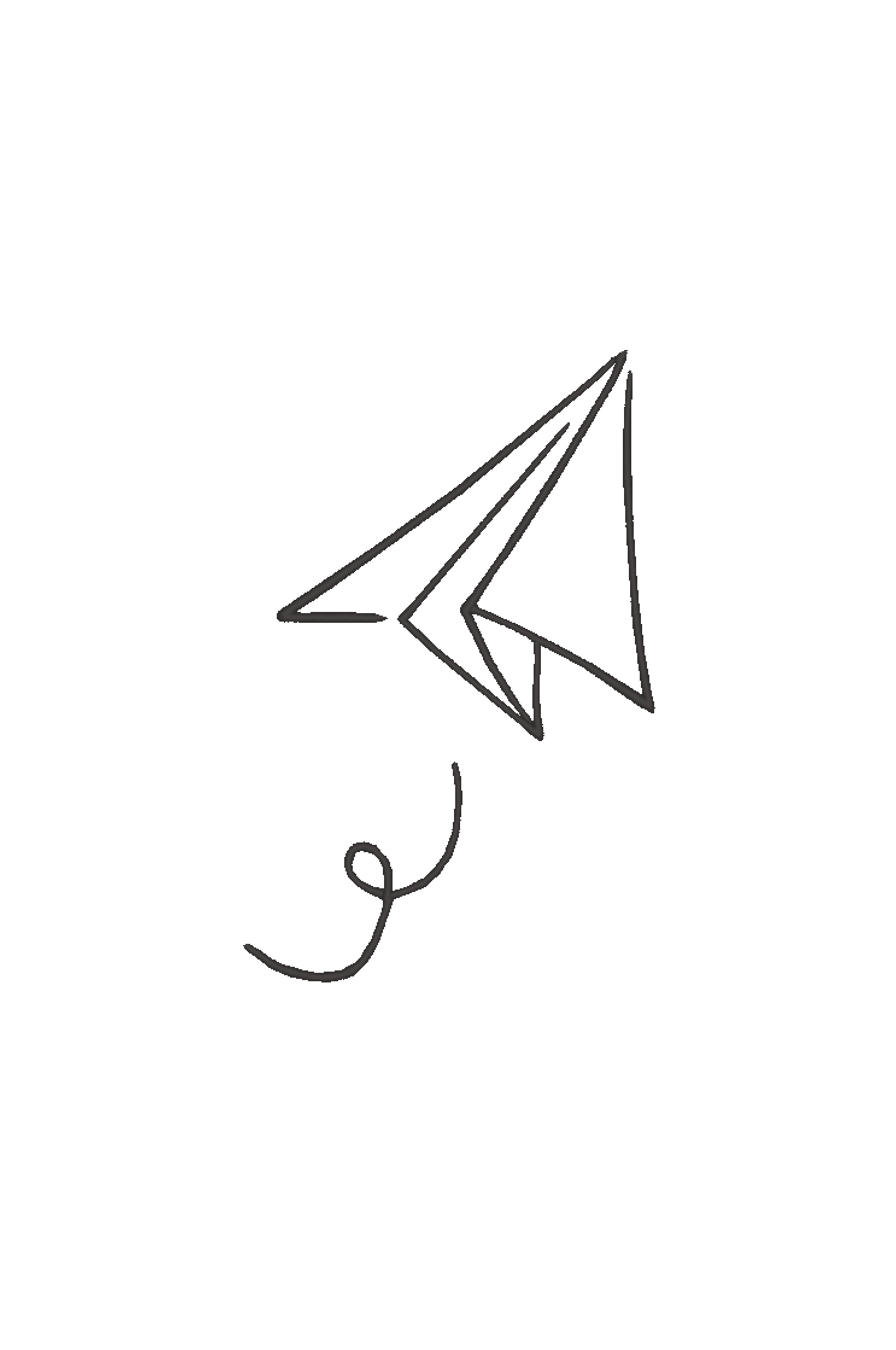 Paper plane - Photo Stitches