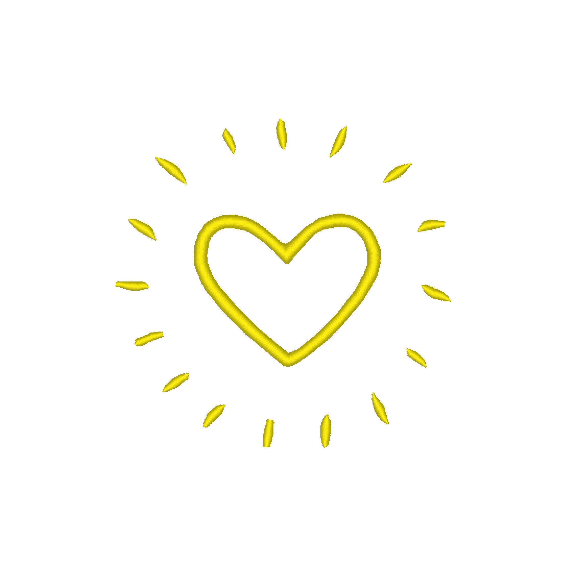 Heart sun - Photo Stitches